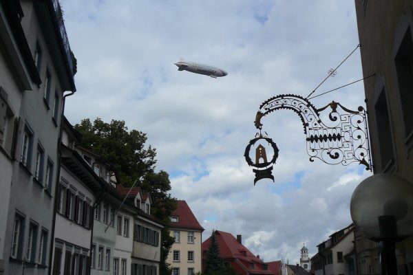 Zeppelin über Ravensburg